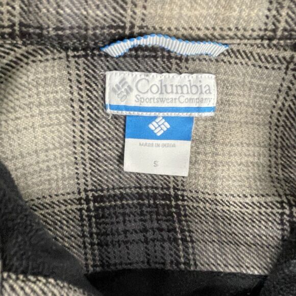 Columbia Men's Plaid Windward Rugged Shirt Jacket Shacket Fleece Lined large - Picture 3 of 6